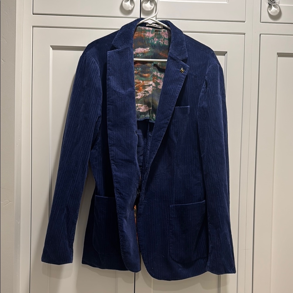 Navy Corduroy Blazer